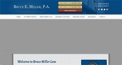 Desktop Screenshot of brucemillerlaw.com